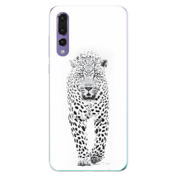 Odolné silikónové puzdro iSaprio - White Jaguar - Huawei P20 Pro