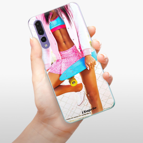 Odolné silikónové puzdro iSaprio - Skate girl 01 - Huawei P20 Pro