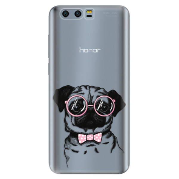 Odolné silikónové puzdro iSaprio - The Pug - Huawei Honor 9