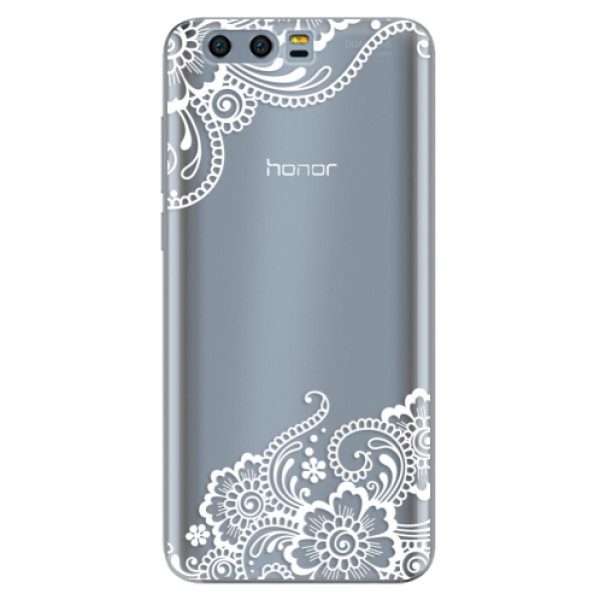 Odolné silikónové puzdro iSaprio - White Lace 02 - Huawei Honor 9