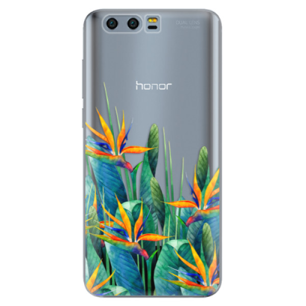 Odolné silikónové puzdro iSaprio - Exotic Flowers - Huawei Honor 9
