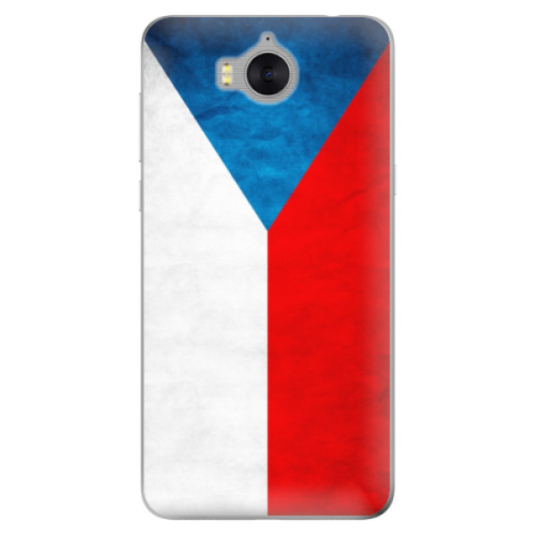 Odolné silikónové puzdro iSaprio - Czech Flag - Huawei Y5 2017 / Y6 2017