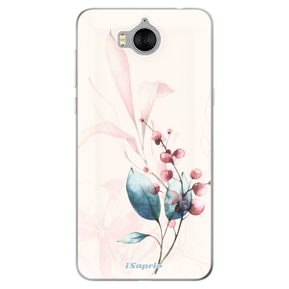 Odolné silikónové puzdro iSaprio - Flower Art 02 - Huawei Y5 2017 / Y6 2017