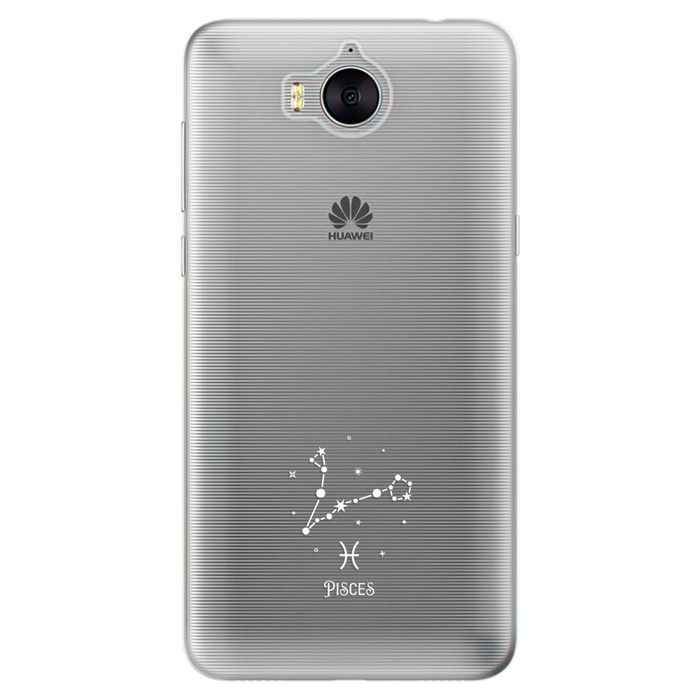 Odolné silikónové puzdro iSaprio - čiré - Ryby - Huawei Y5 2017 / Y6 2017