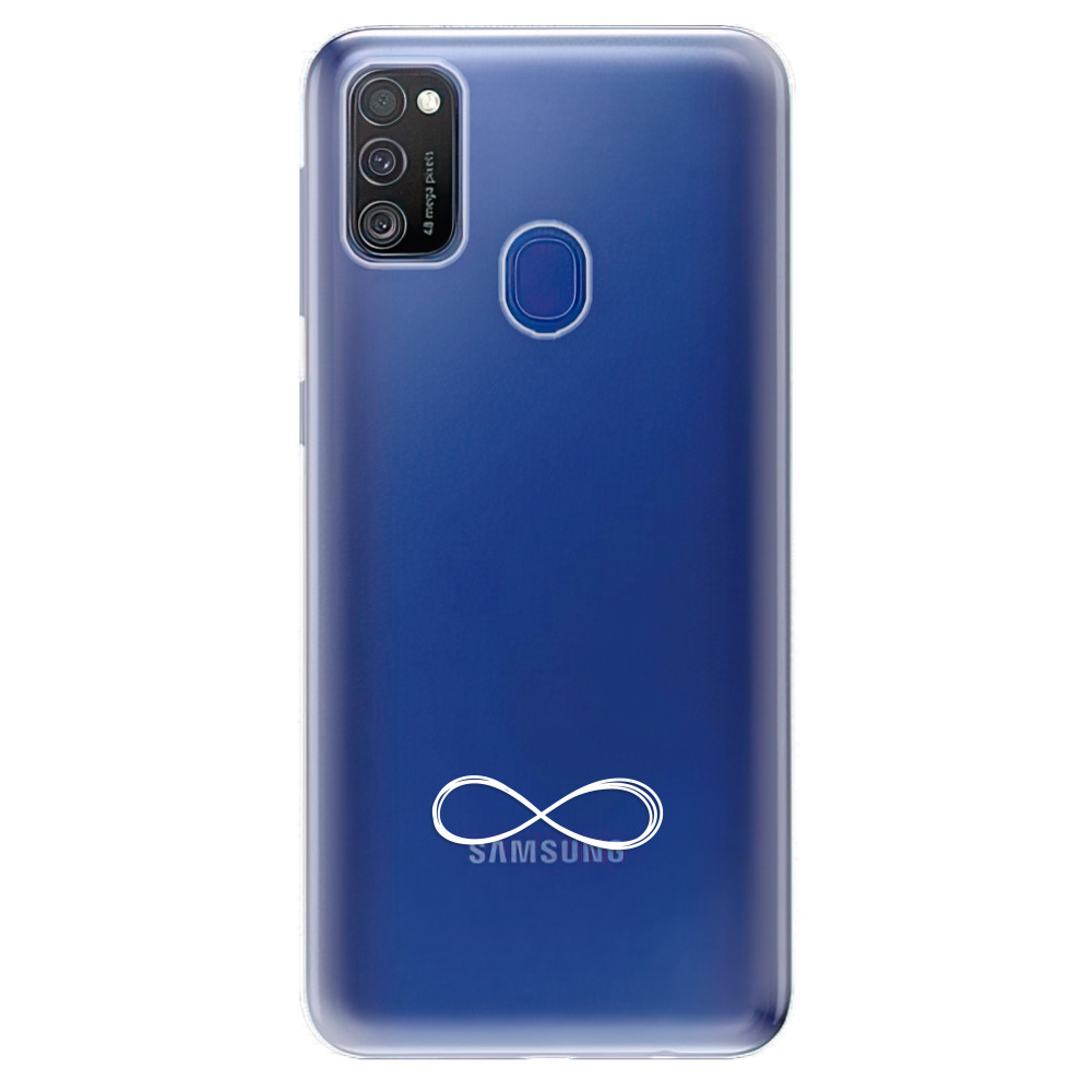 Odolné silikónové puzdro iSaprio - čiré - Infinity - Samsung Galaxy M21