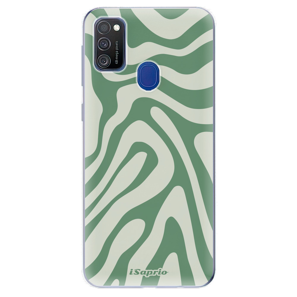 Odolné silikónové puzdro iSaprio - Zebra Green - Samsung Galaxy M21