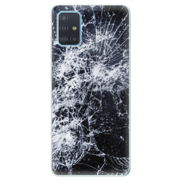 Odolné silikónové puzdro iSaprio - Cracked - Samsung Galaxy A51