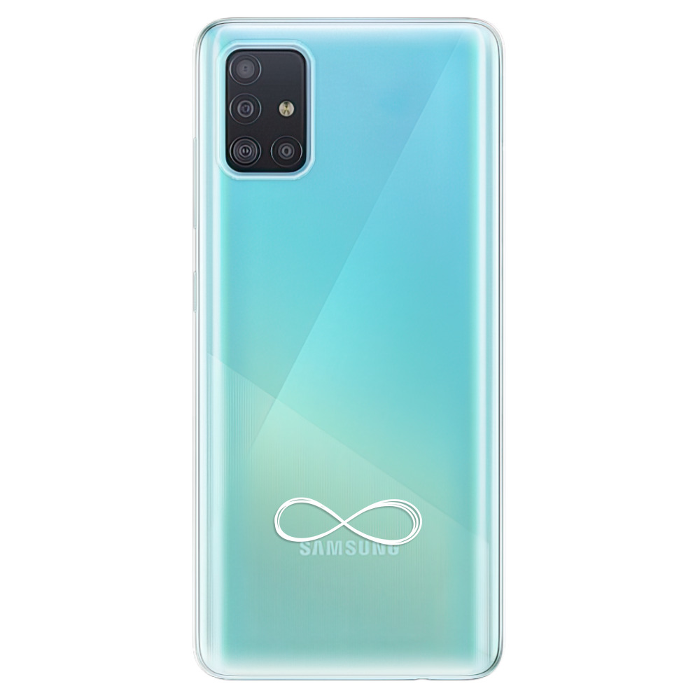 Odolné silikónové puzdro iSaprio - čiré - Infinity - Samsung Galaxy A51