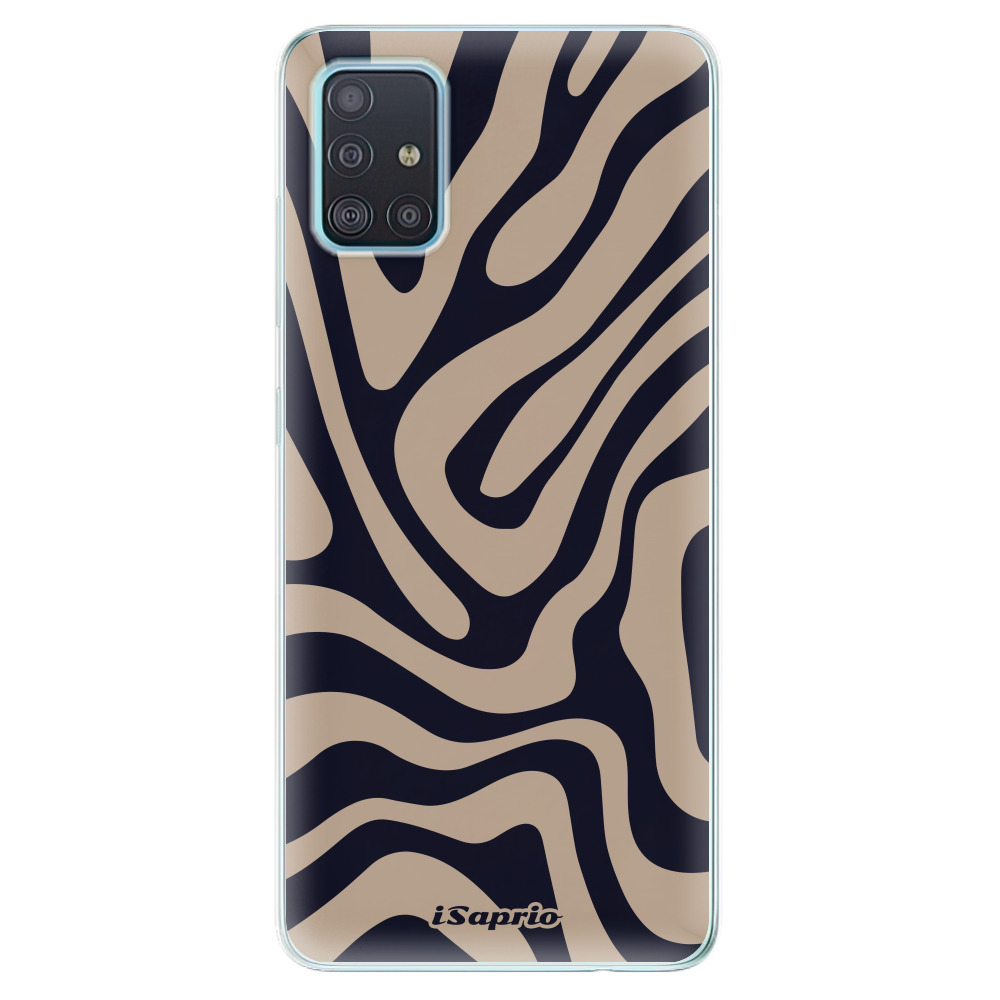 Odolné silikónové puzdro iSaprio - Zebra Black - Samsung Galaxy A51