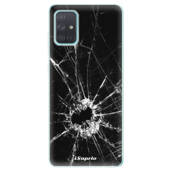 Odolné silikónové puzdro iSaprio - Broken Glass 10 - Samsung Galaxy A71