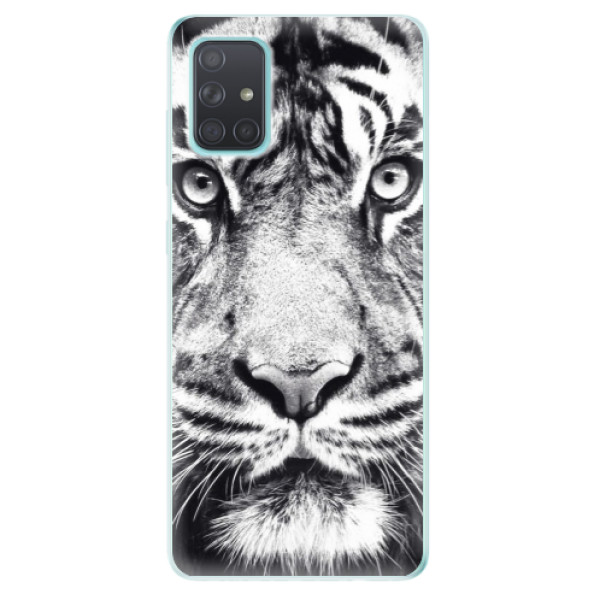 Odolné silikónové puzdro iSaprio - Tiger Face - Samsung Galaxy A71