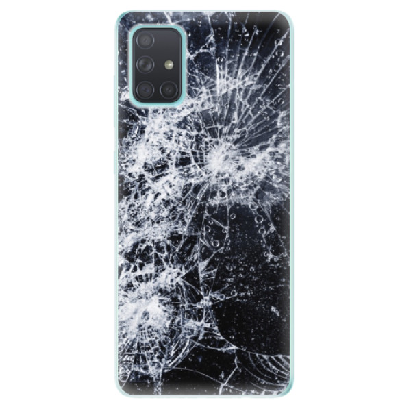 Odolné silikónové puzdro iSaprio - Cracked - Samsung Galaxy A71