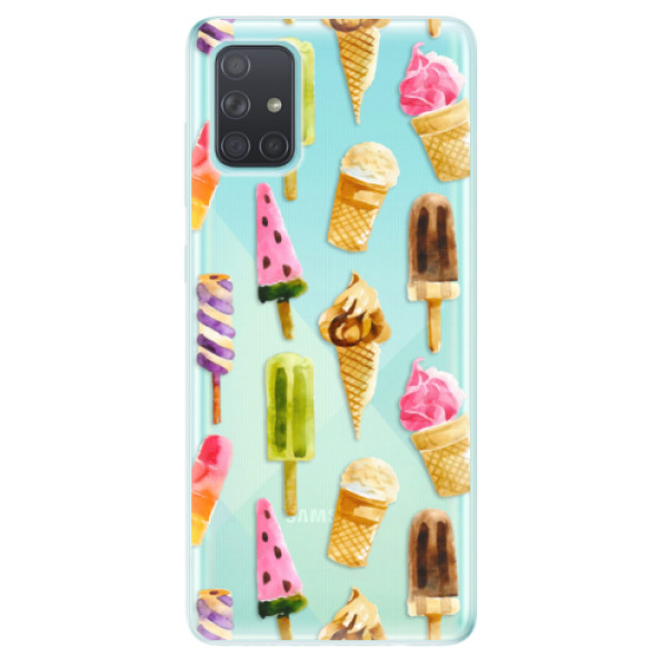 Odolné silikónové puzdro iSaprio - Ice Cream - Samsung Galaxy A71