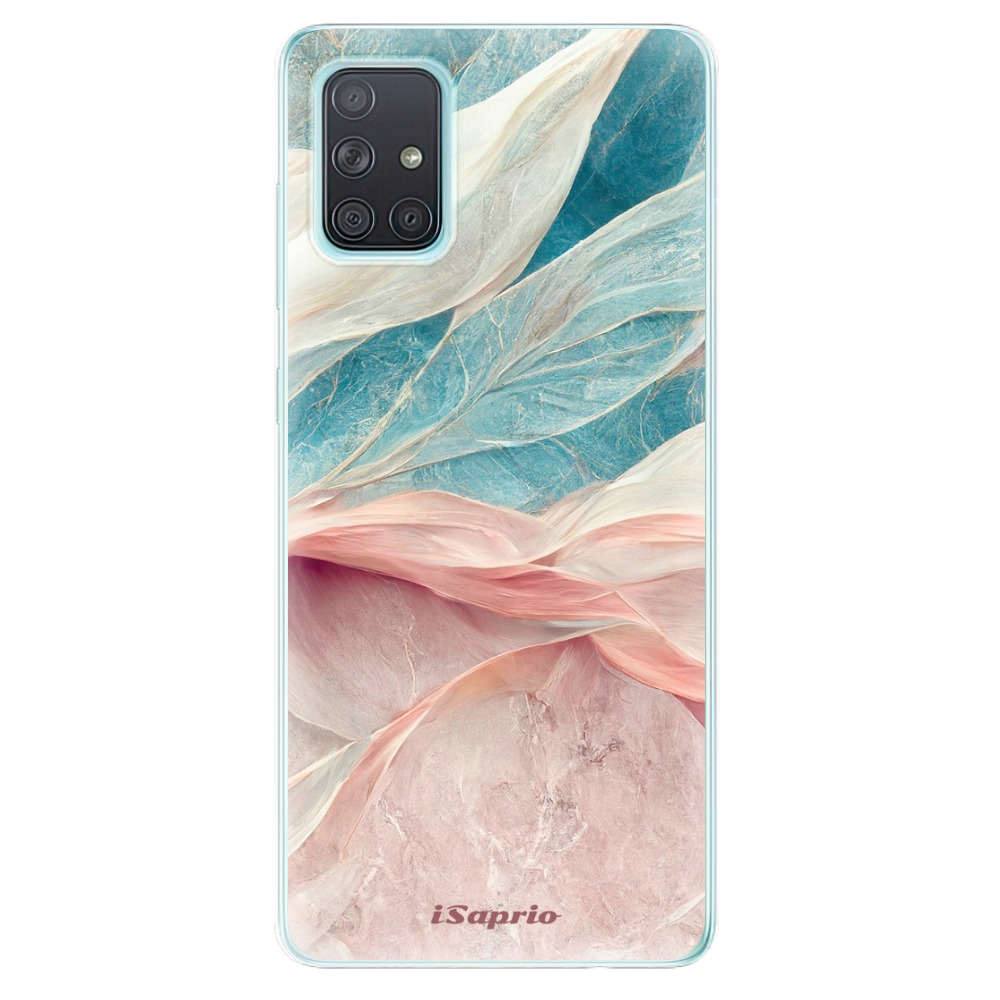 Odolné silikónové puzdro iSaprio - Pink and Blue - Samsung Galaxy A71