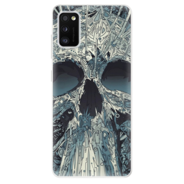 Odolné silikónové puzdro iSaprio - Abstract Skull - Samsung Galaxy A41