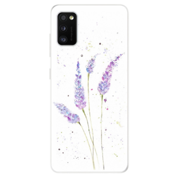 Odolné silikónové puzdro iSaprio - Lavender - Samsung Galaxy A41