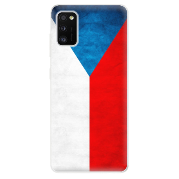 Odolné silikónové puzdro iSaprio - Czech Flag - Samsung Galaxy A41