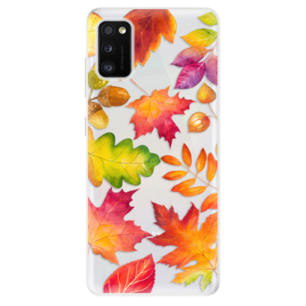 Odolné silikónové puzdro iSaprio - Autumn Leaves 01 - Samsung Galaxy A41