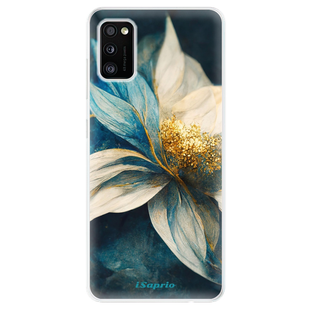 Odolné silikónové puzdro iSaprio - Blue Petals - Samsung Galaxy A41