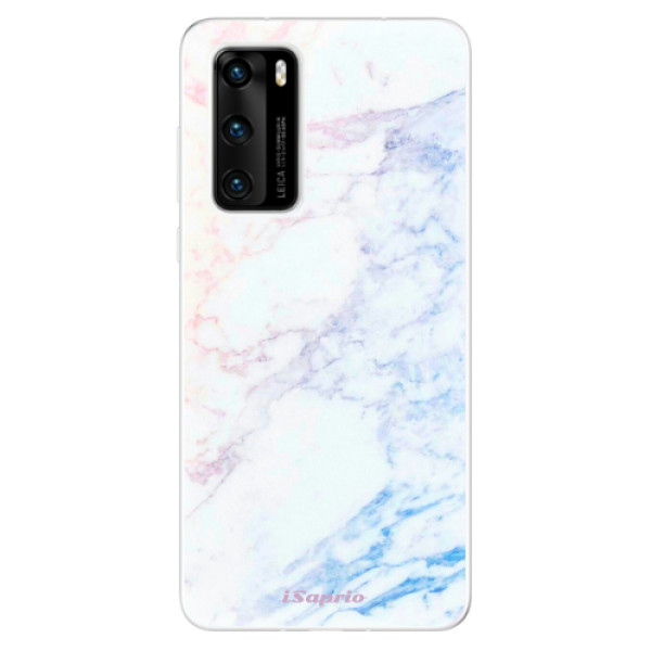 Odolné silikónové puzdro iSaprio - Raibow Marble 10 - Huawei P40