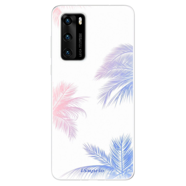 Odolné silikónové puzdro iSaprio - Digital Palms 10 - Huawei P40