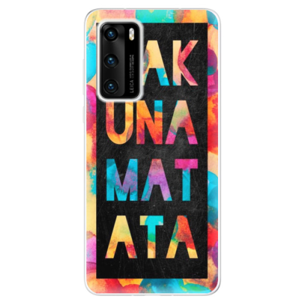 Odolné silikónové puzdro iSaprio - Hakuna Matata 01 - Huawei P40