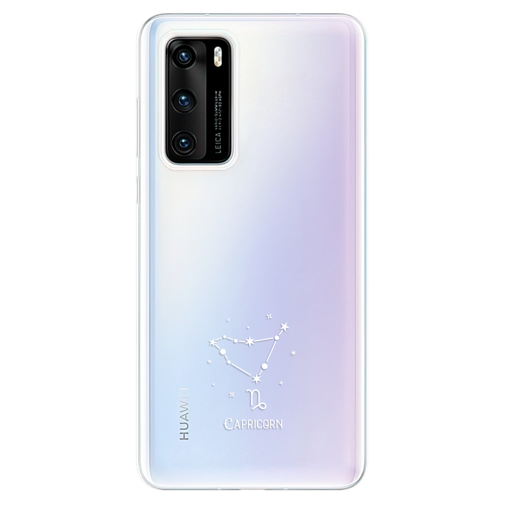 Odolné silikónové puzdro iSaprio - čiré - Kozoroh - Huawei P40