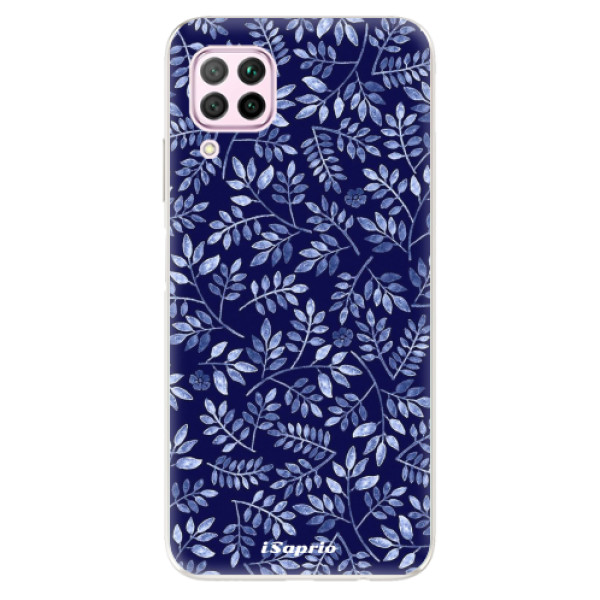Odolné silikónové puzdro iSaprio - Blue Leaves 05 - Huawei P40 Lite