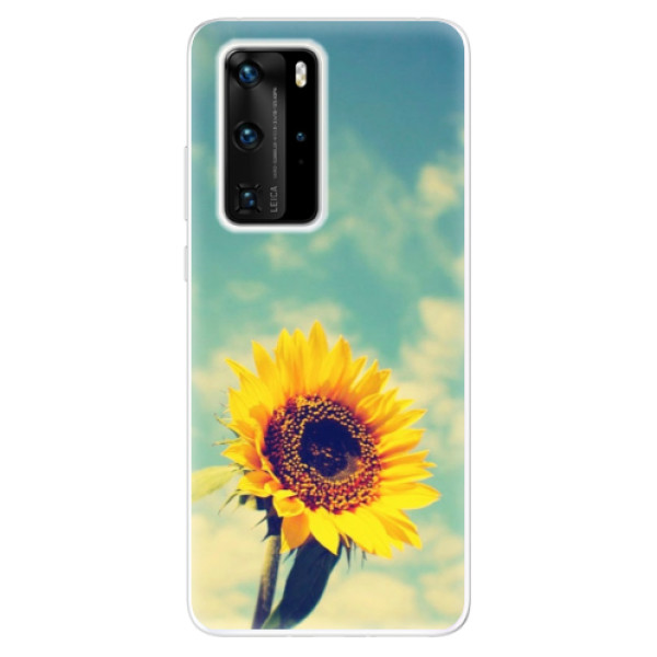 Odolné silikónové puzdro iSaprio - Sunflower 01 - Huawei P40 Pro
