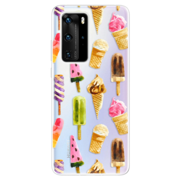 Odolné silikónové puzdro iSaprio - Ice Cream - Huawei P40 Pro