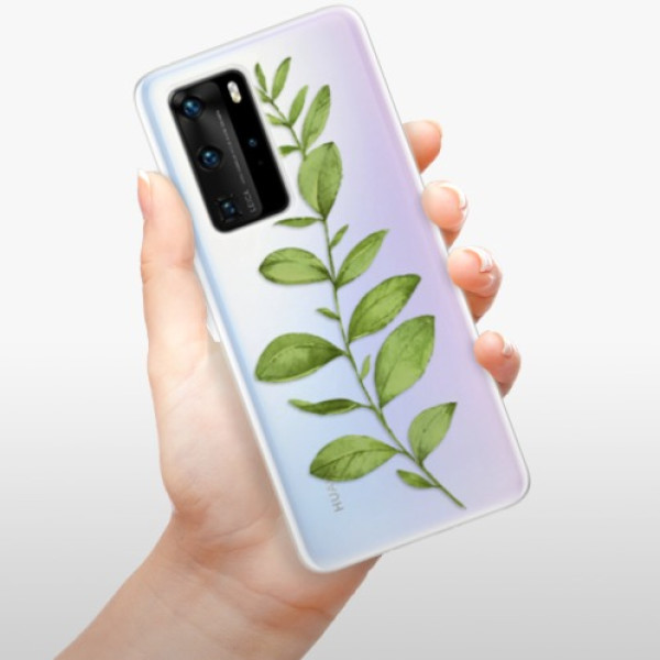 Odolné silikónové puzdro iSaprio - Green Plant 01 - Huawei P40 Pro