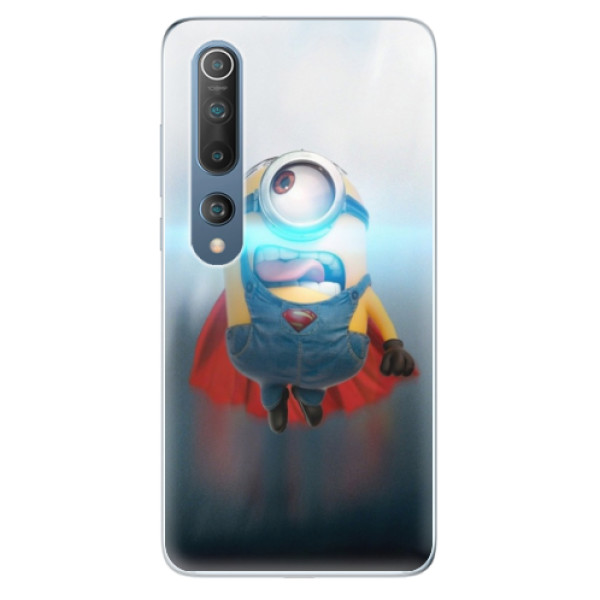 Odolné silikónové puzdro iSaprio - Mimons Superman 02 - Xiaomi Mi 10 / Mi 10 Pro