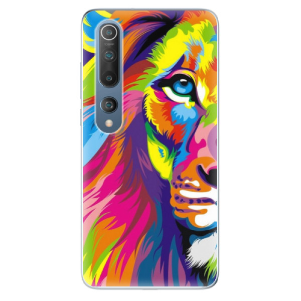 Odolné silikónové puzdro iSaprio - Rainbow Lion - Xiaomi Mi 10 / Mi 10 Pro