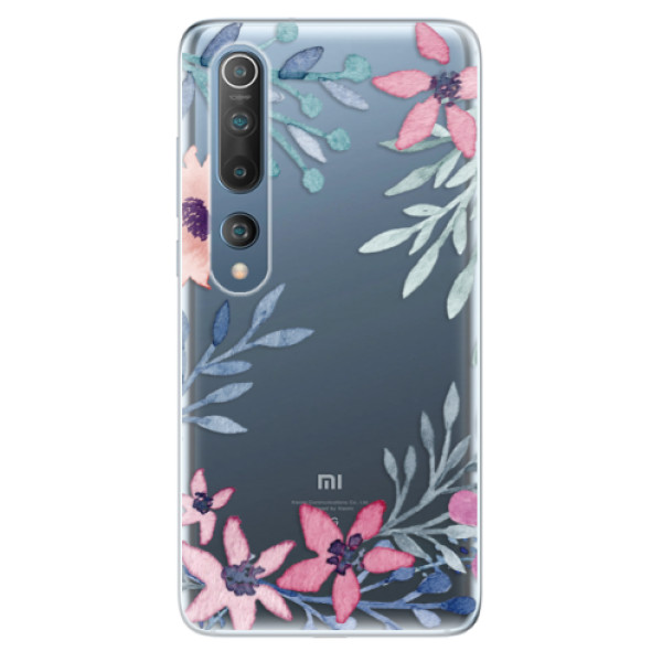 Odolné silikónové puzdro iSaprio - Leaves and Flowers - Xiaomi Mi 10 / Mi 10 Pro