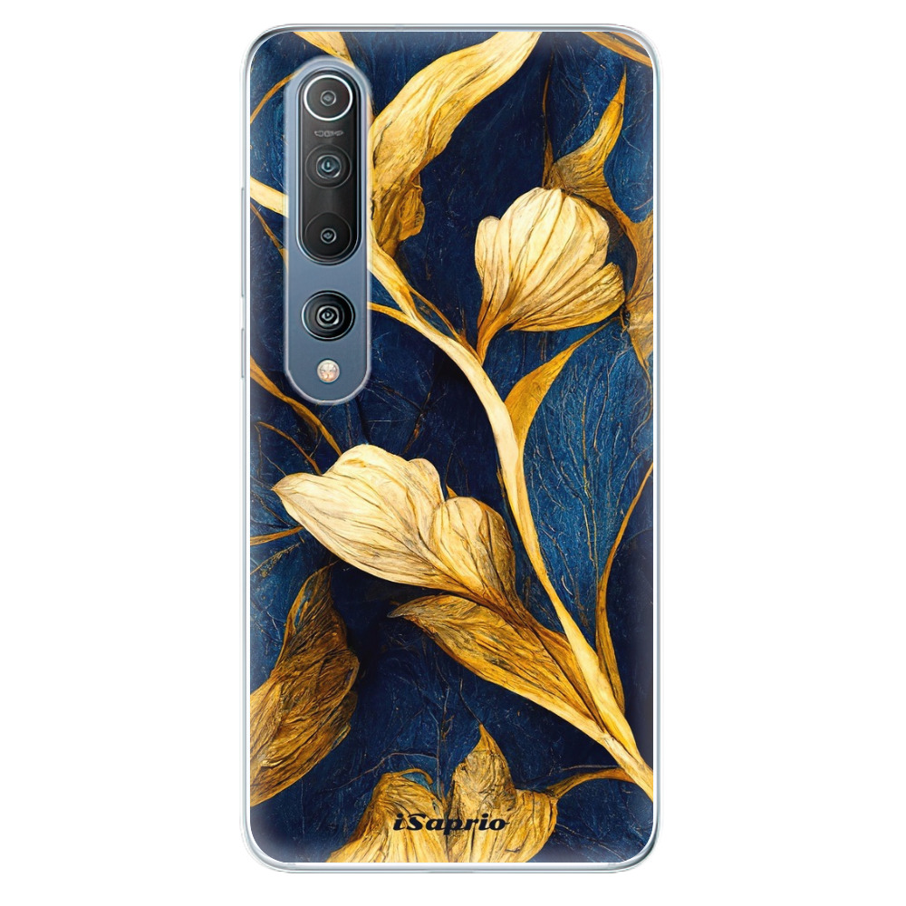 Odolné silikónové puzdro iSaprio - Gold Leaves - Xiaomi Mi 10 / Mi 10 Pro