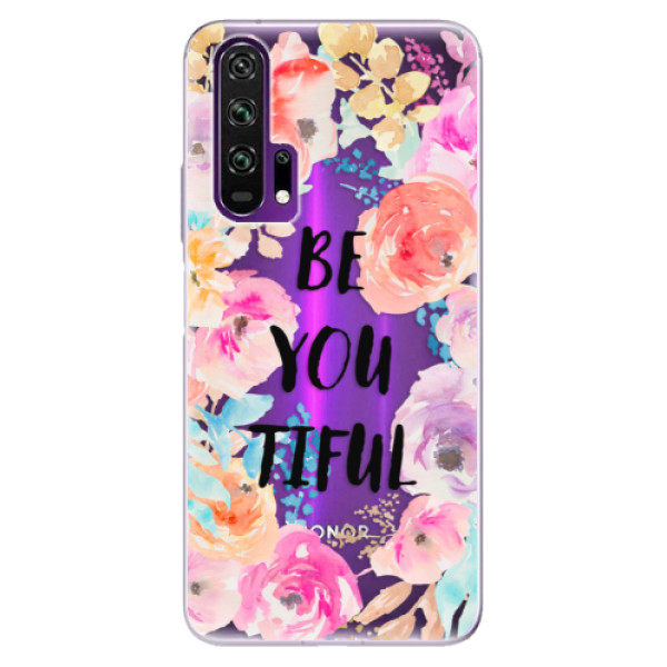 Odolné silikónové puzdro iSaprio - BeYouTiful - Honor 20 Pro