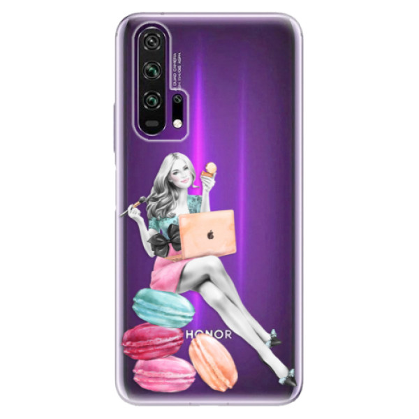 Odolné silikónové puzdro iSaprio - Girl Boss - Honor 20 Pro