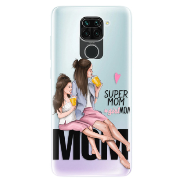 Odolné silikónové puzdro iSaprio - Milk Shake - Brunette - Xiaomi Redmi Note 9