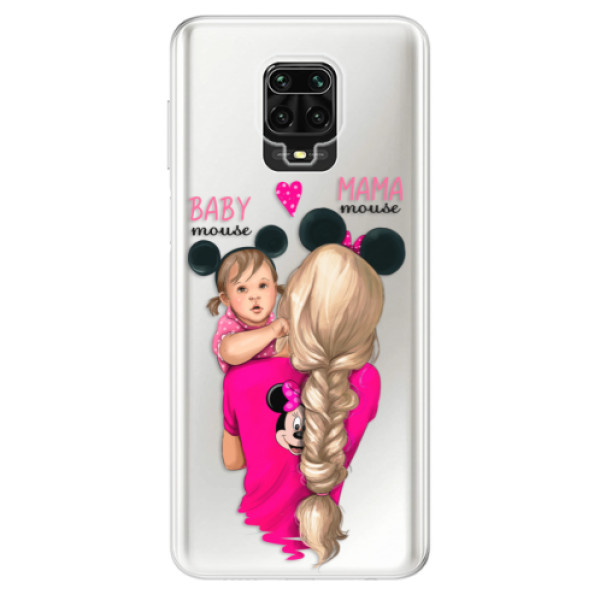 Odolné silikónové puzdro iSaprio - Mama Mouse Blond and Girl - Xiaomi Redmi Note 9 Pro / Note 9S