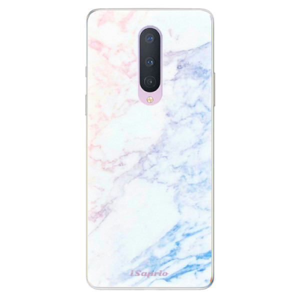 Odolné silikónové puzdro iSaprio - Raibow Marble 10 - OnePlus 8