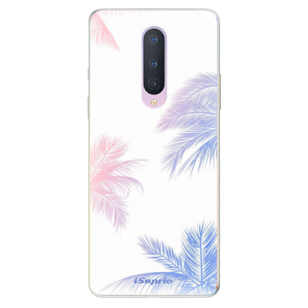 Odolné silikónové puzdro iSaprio - Digital Palms 10 - OnePlus 8