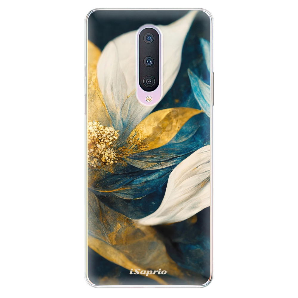 Odolné silikónové puzdro iSaprio - Gold Petals - OnePlus 8