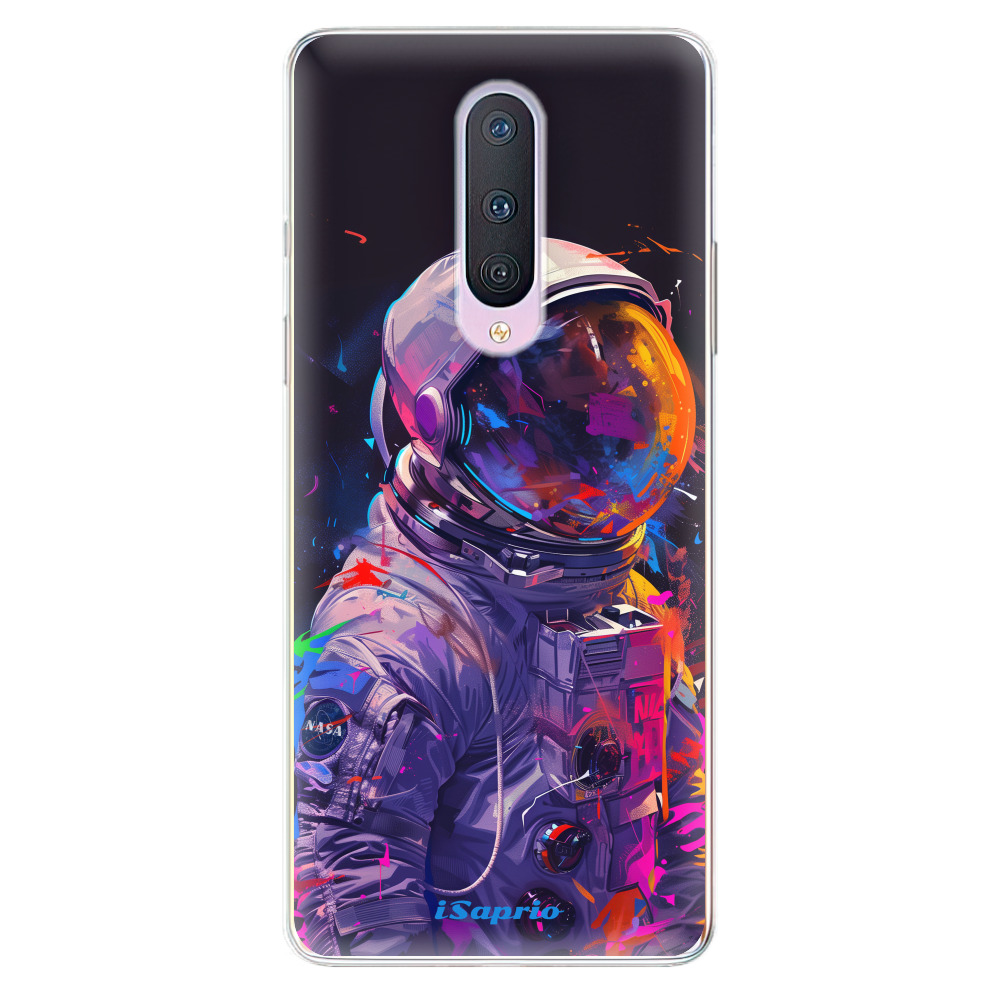 Odolné silikónové puzdro iSaprio - Neon Astronaut - OnePlus 8