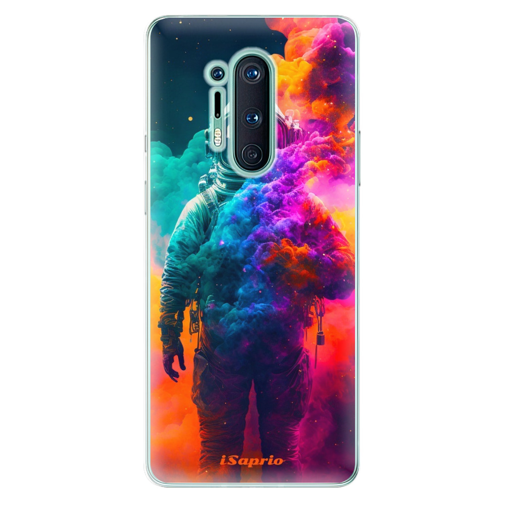 Odolné silikónové puzdro iSaprio - Astronaut in Colors - OnePlus 8 Pro