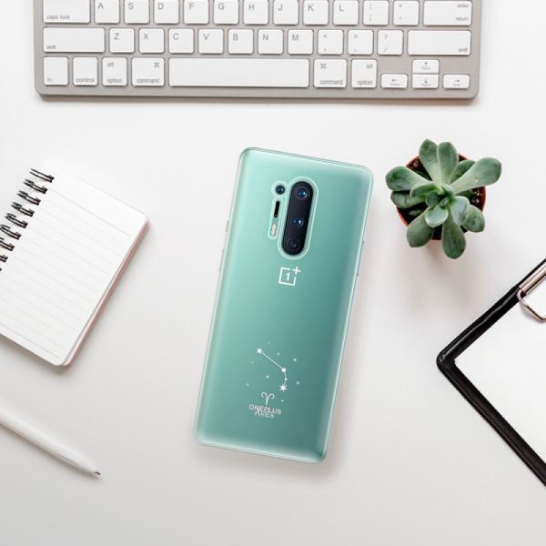 Odolné silikónové puzdro iSaprio - čiré - Beran - OnePlus 8 Pro