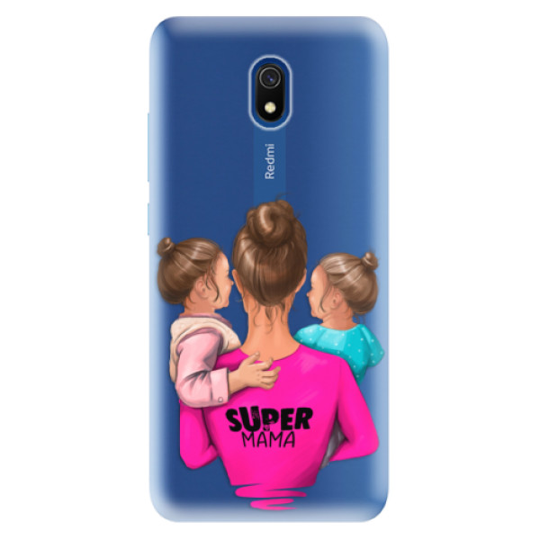 Odolné silikónové puzdro iSaprio - Super Mama - Two Girls - Xiaomi Redmi 8A