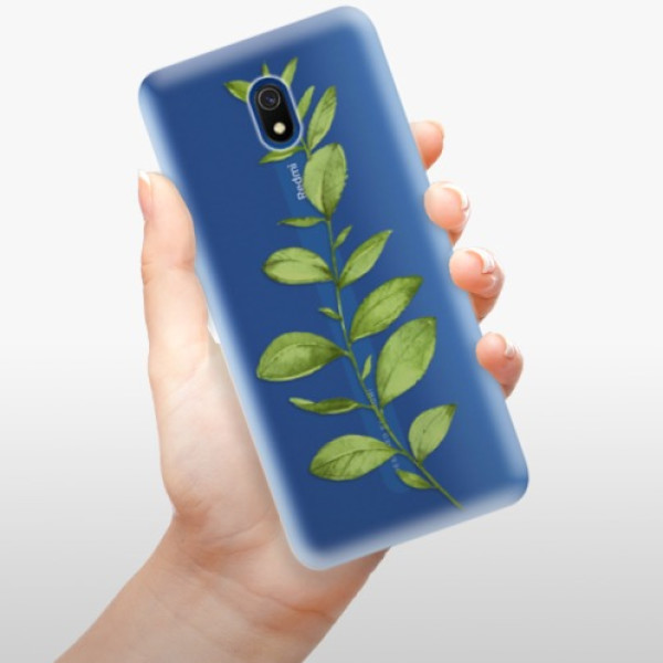 Odolné silikónové puzdro iSaprio - Green Plant 01 - Xiaomi Redmi 8A