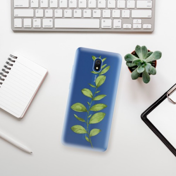 Odolné silikónové puzdro iSaprio - Green Plant 01 - Xiaomi Redmi 8A