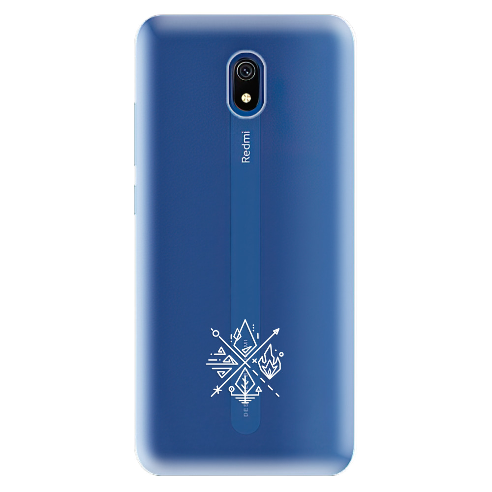 Odolné silikónové puzdro iSaprio - čiré - Elements - Xiaomi Redmi 8A