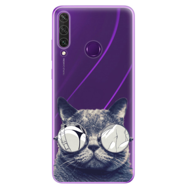 Odolné silikónové puzdro iSaprio - Crazy Cat 01 - Huawei Y6p